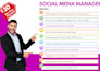 manage your monthly social media with posts content and scheduling